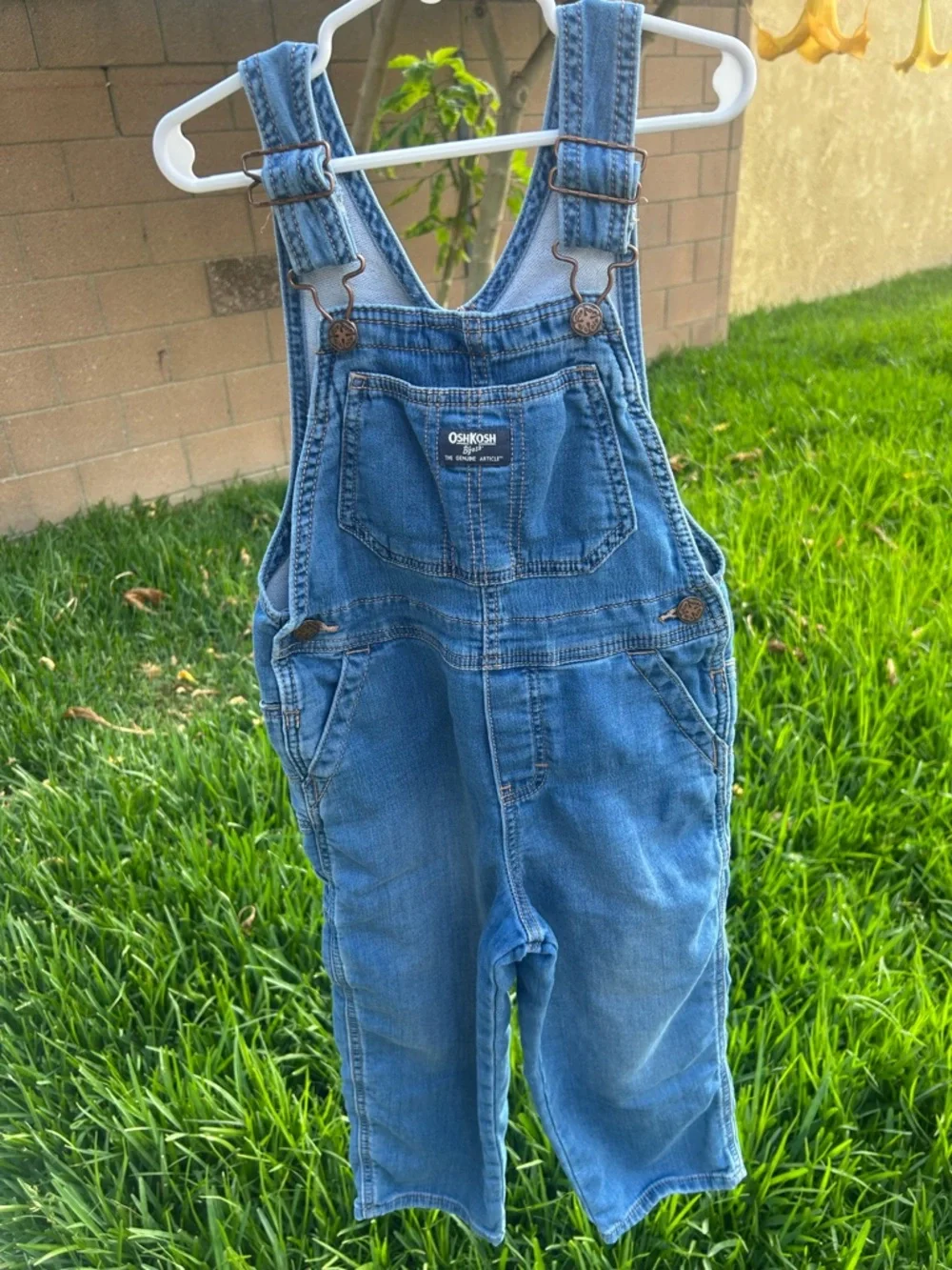 OshKosh B'gosh Light Blue Denim Kids Overalls